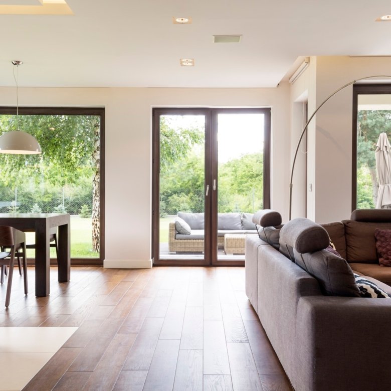 Luxury apartment bay view