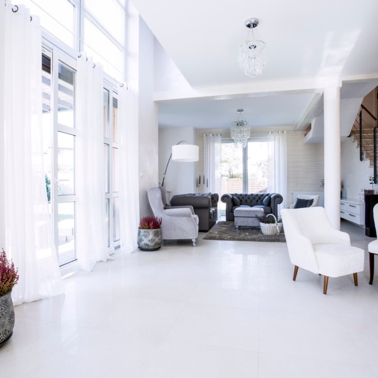 Luxury apartment bay view